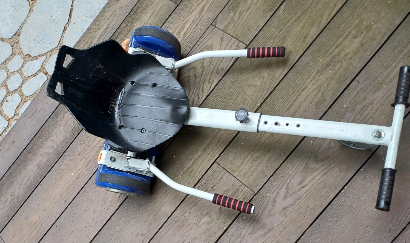 Hoverboard met zitje/kart, zonder lader., Ophalen, Gebruikt, Elektrische step (E-scooter)