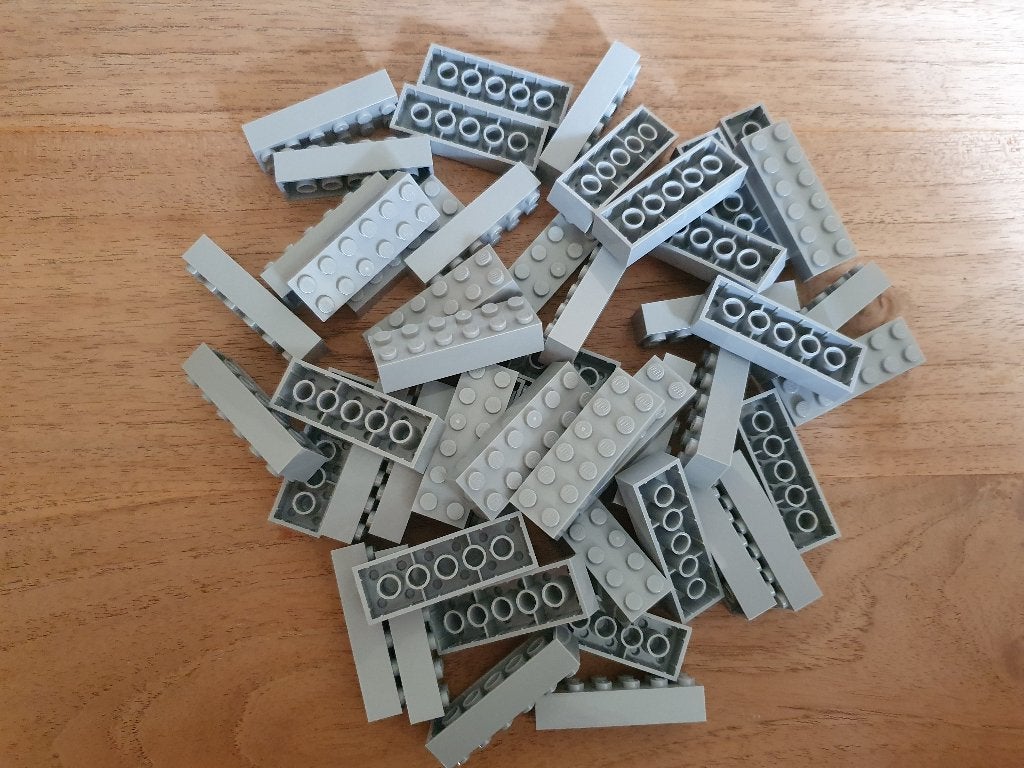 Partij N91=50x Nieuwe Lego stenen 2x6 (Meerdere setjes)