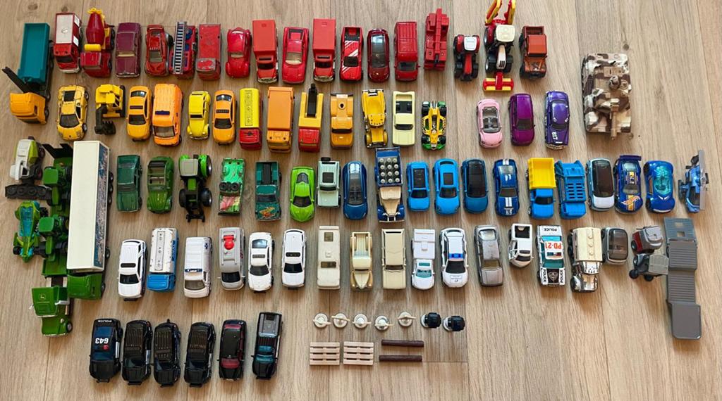 85 modelauto’s van Siku/majorette/hotweels/matchbox, Ophalen of Verzenden, Gebruikt