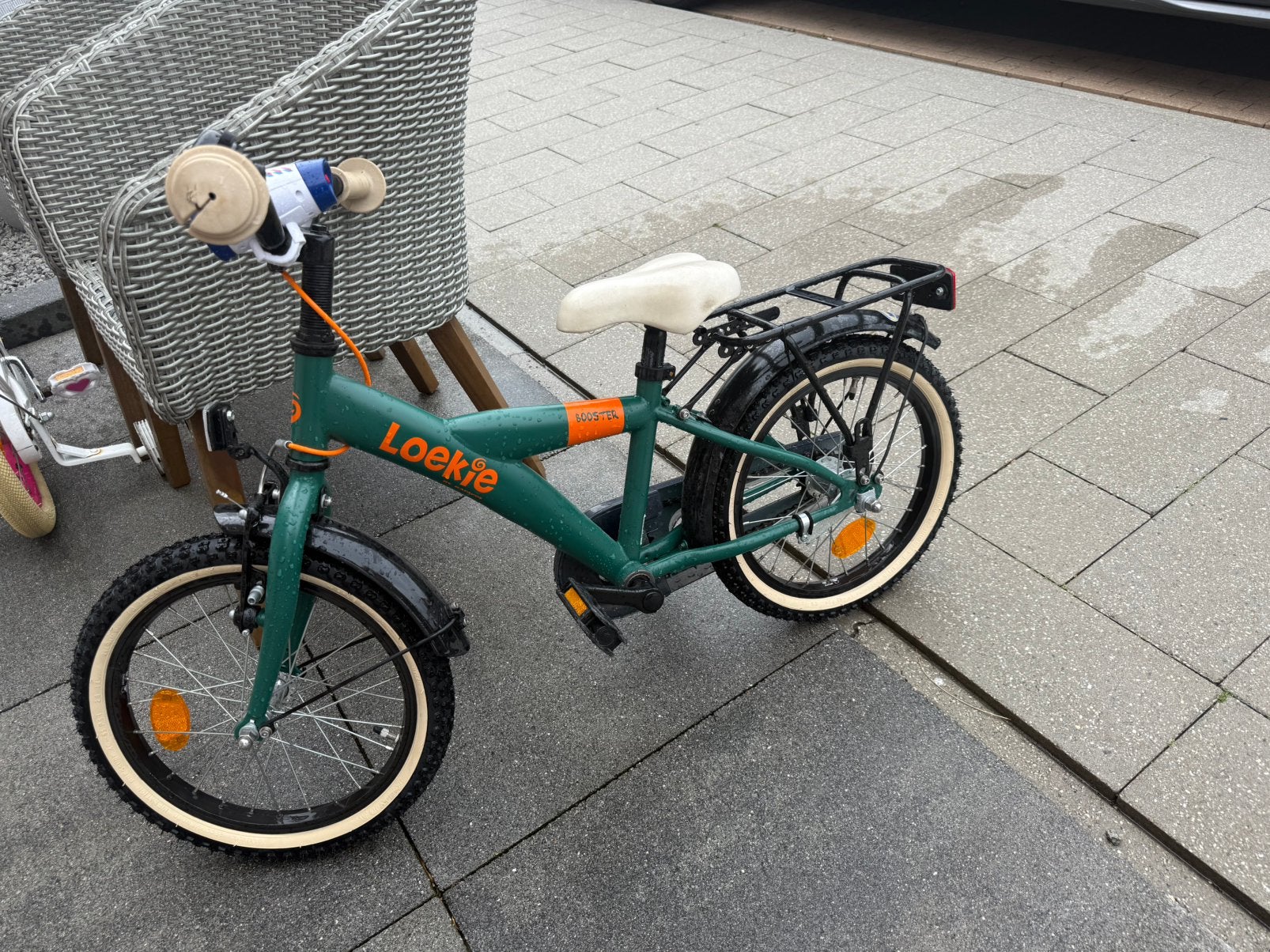 Loekie fiets 16 inch, Ophalen, Zo goed als nieuw, 16 tot 20 inch