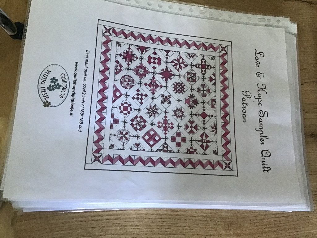 Quiltpatroon, Hobby en Vrije tijd, Ophalen of Verzenden, Gebruikt, Overige typen