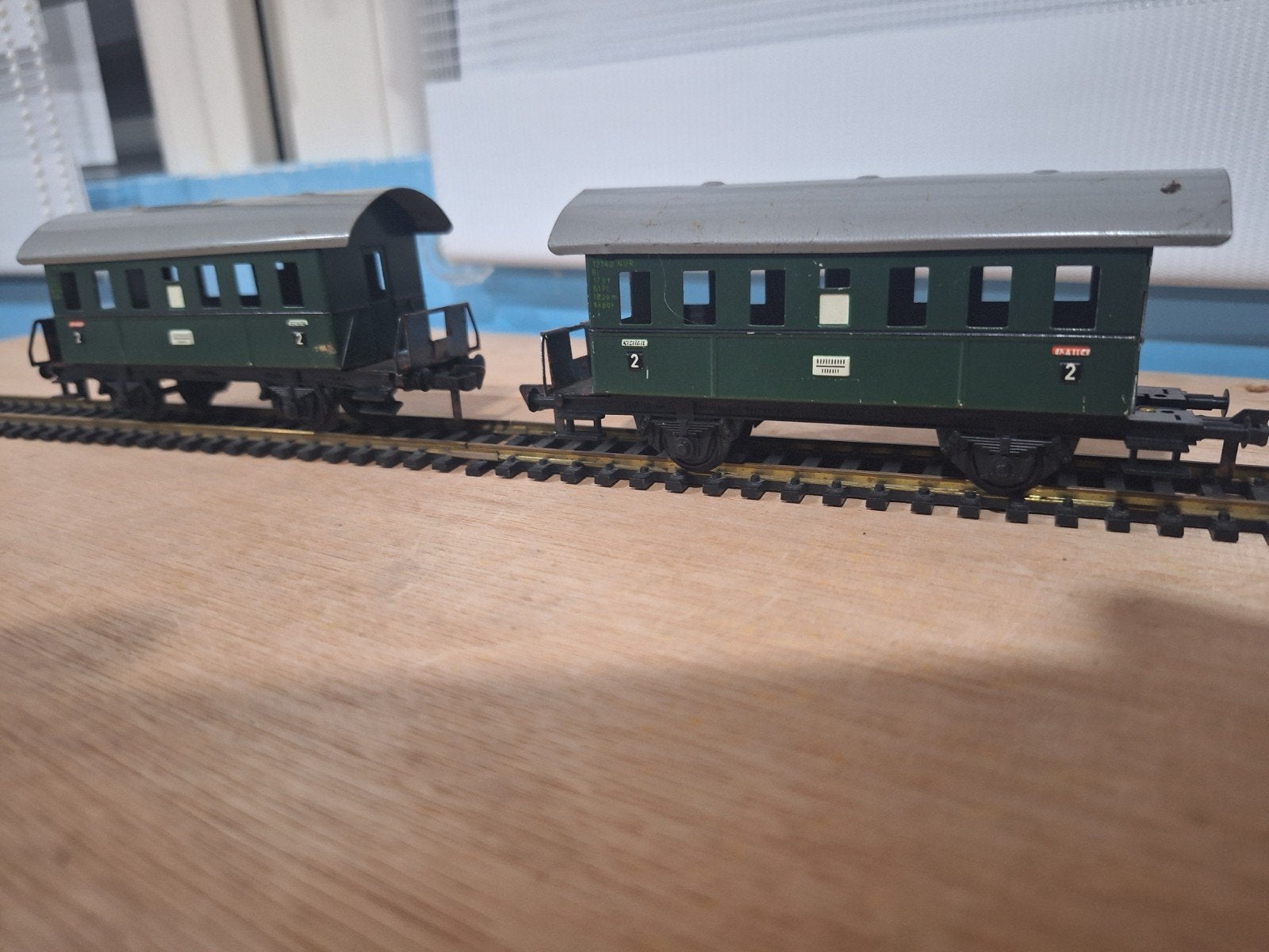 2 gebruikte Fleischmann HO wagons, Ophalen of Verzenden