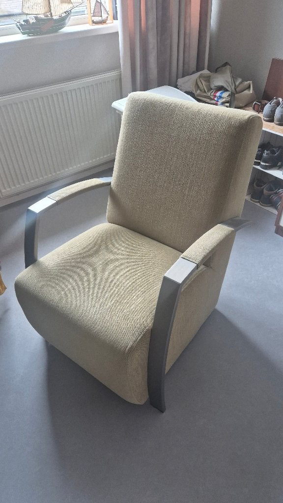 Mooie lekker zittende Fauteuil-stoel, Huis en Inrichting, Ophalen, Gebruikt, Design, 75 tot 100 cm