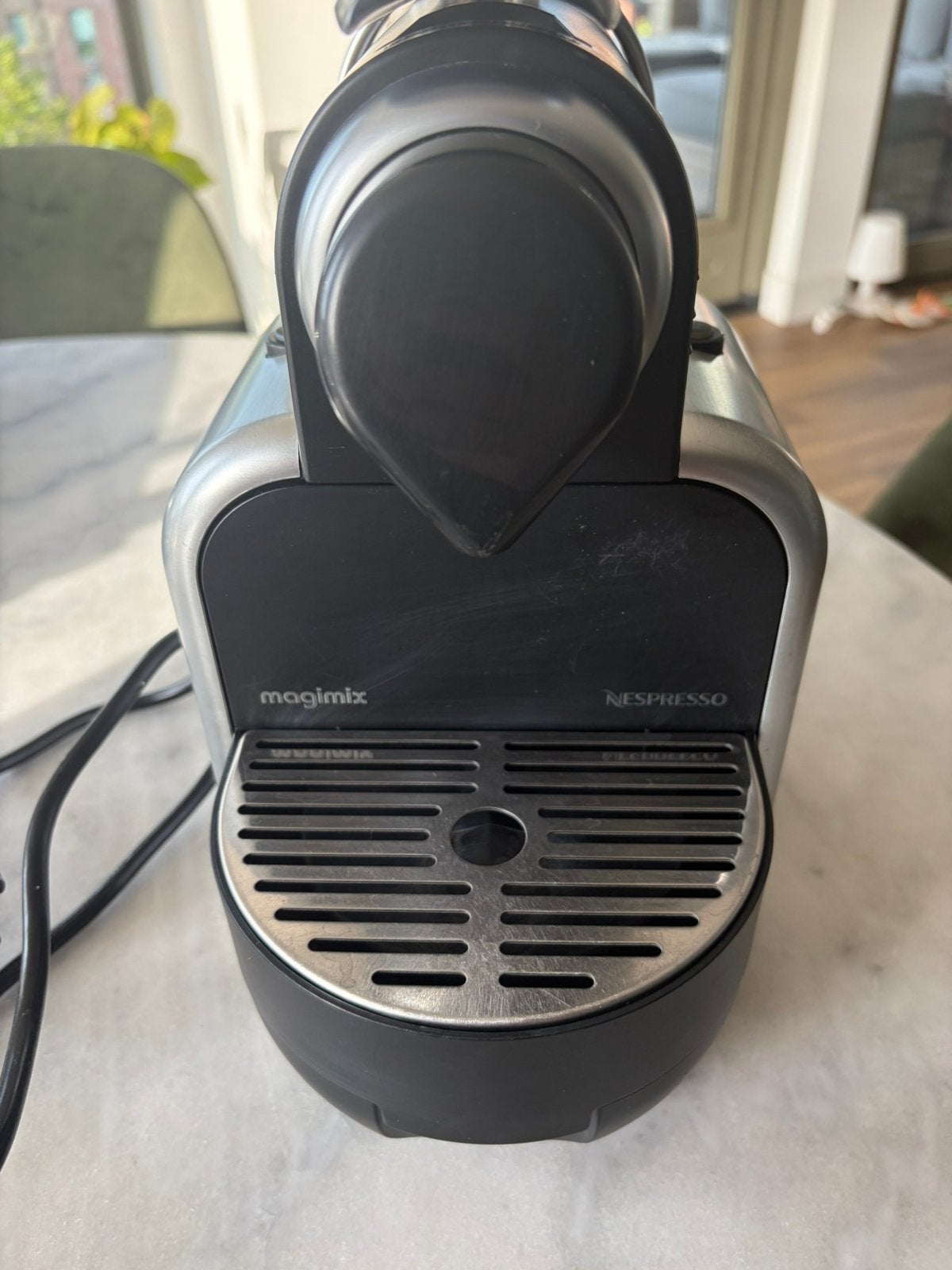 Nespresso Magimix koffieapparaat, Witgoed en Apparatuur, Koffiezetapparaten, Ophalen, Gebruikt, Espresso apparaat, Koffiepads en cups