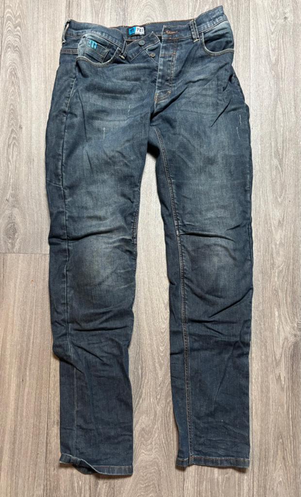 PMJ Caferacer Motorjeans Denim 100 maat 36, Motoren, Kleding | Motorkleding, Ophalen of Verzenden, Tweedehands, Heren, Broek | textiel