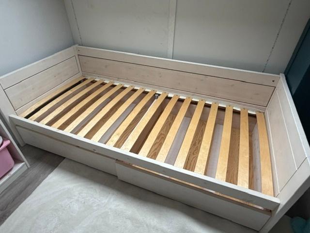 Bed 90 * 200, Ophalen, Gebruikt, 90 cm, Eenpersoons