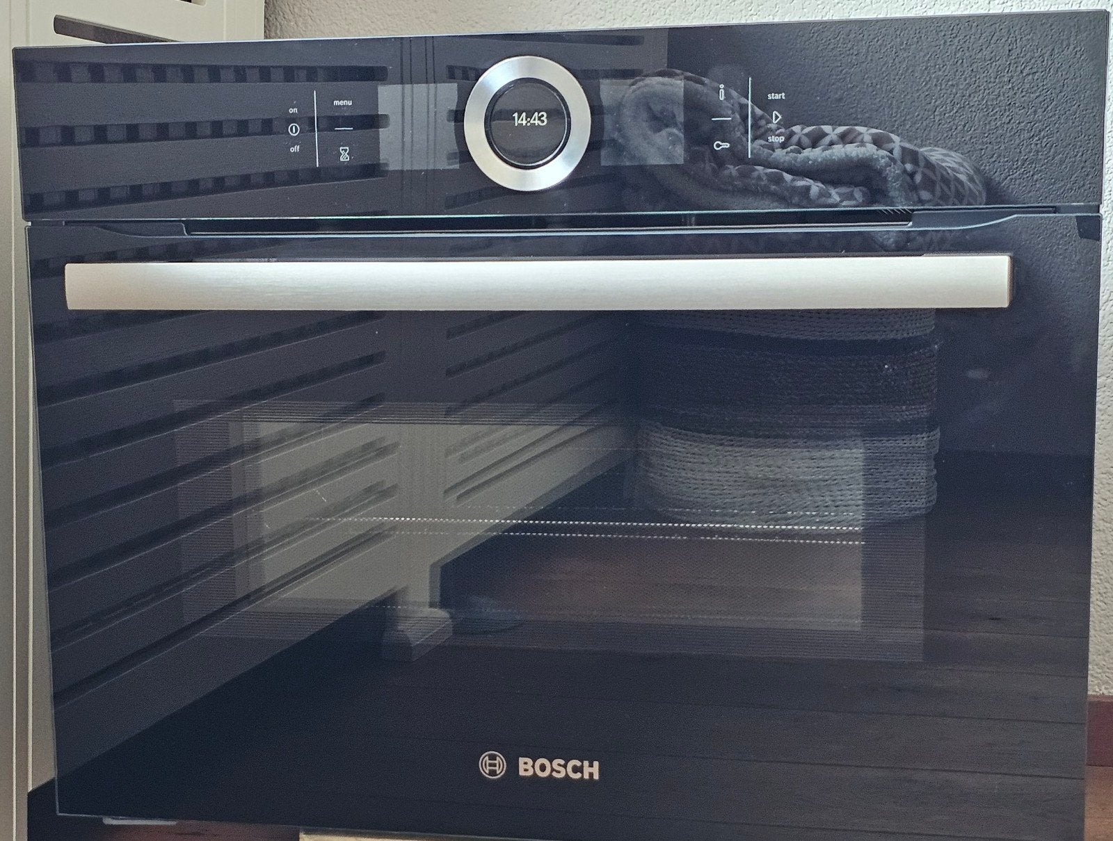Bosch compacte oven met magnetron., Witgoed en Apparatuur, Ophalen, 45 tot 50 cm, Bosch, Inbouw
