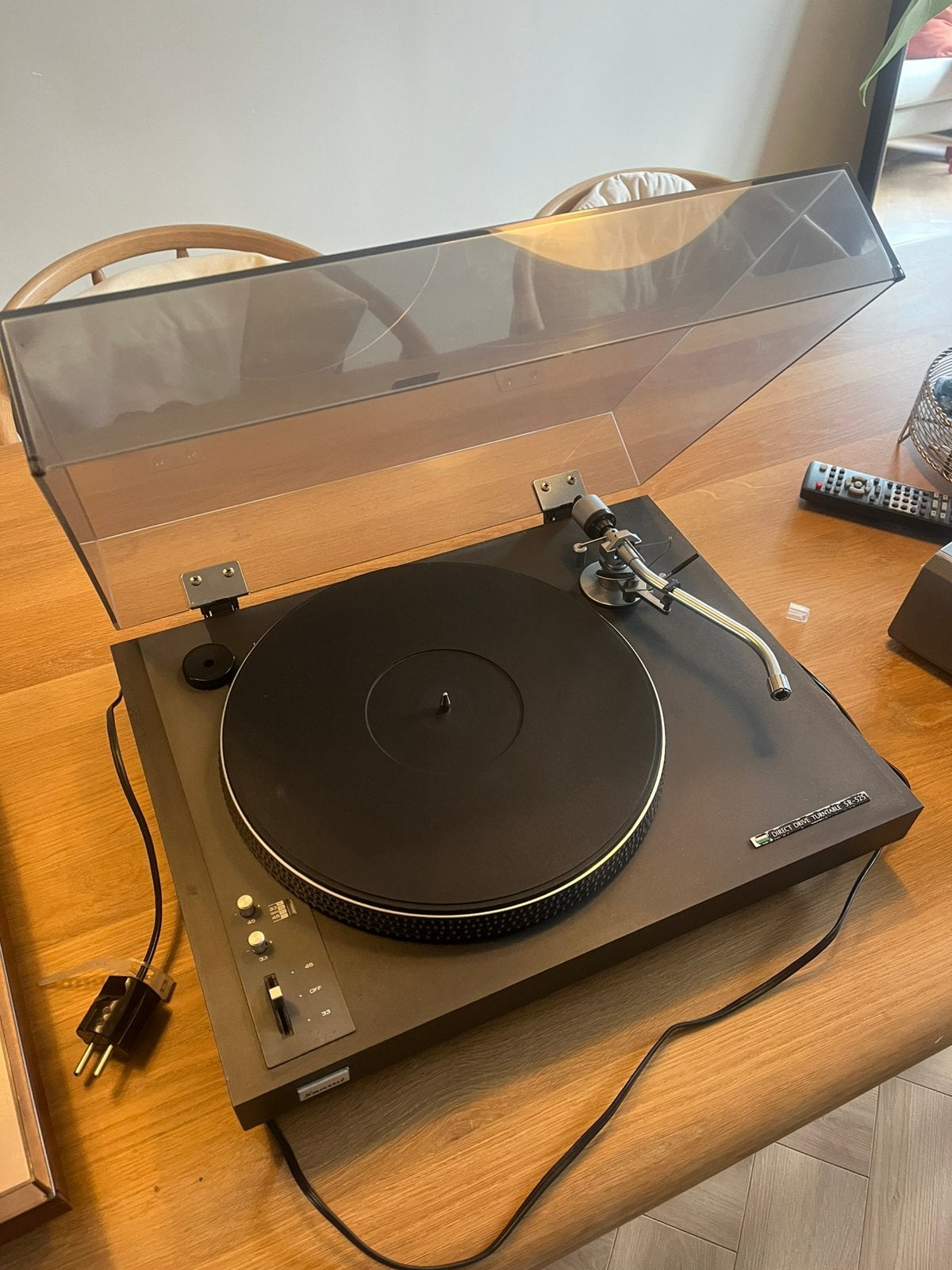 Sansui SR-525 | direct drive platenspeler | vintage, Ophalen, Zo goed als nieuw, Overige merken