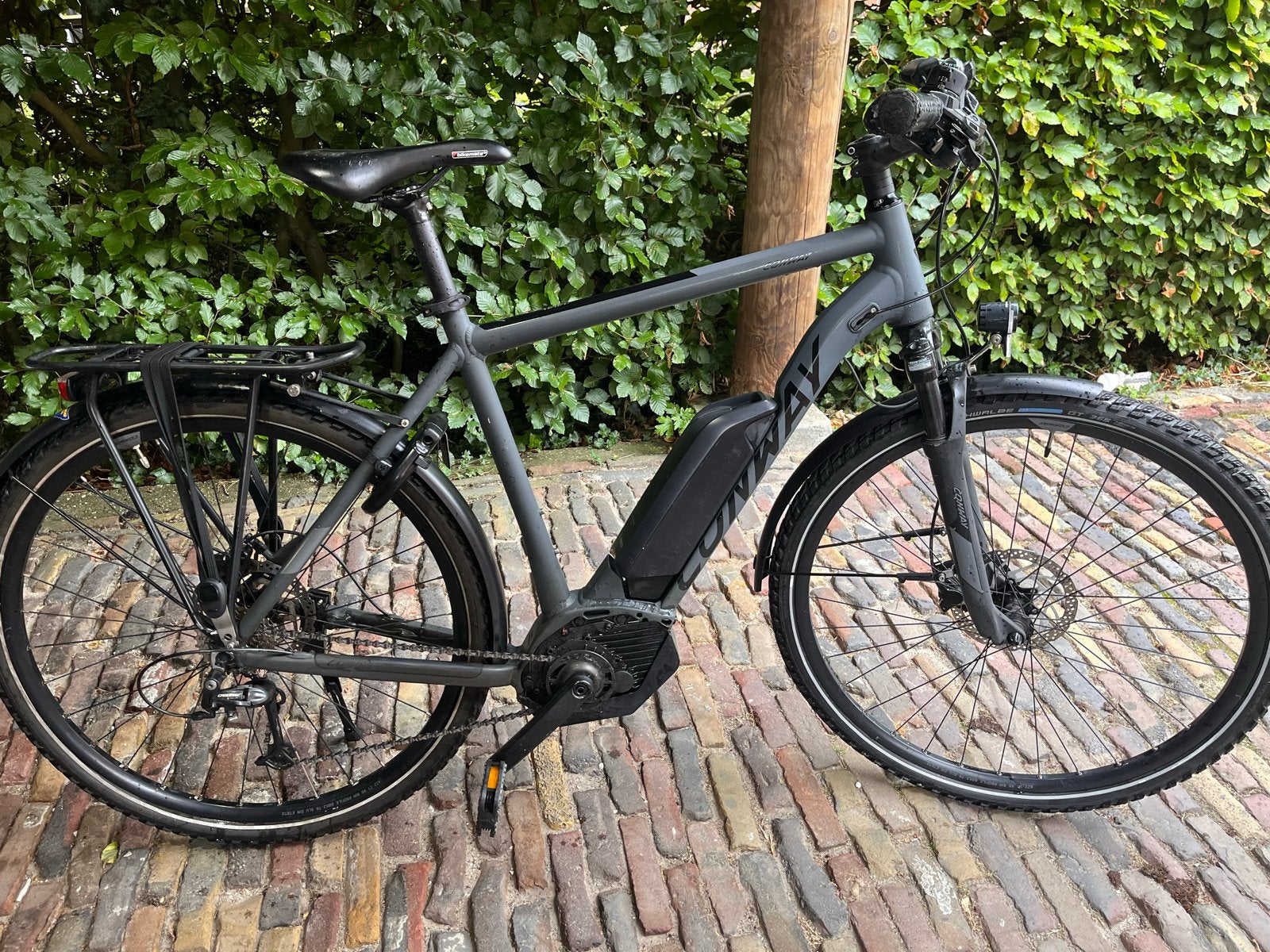 Conway ECC 300 SE E-bike - Krachtige Bosch Middenmotor, Gebruikt, 51 tot 55 cm, 50 km per accu of meer, Ophalen