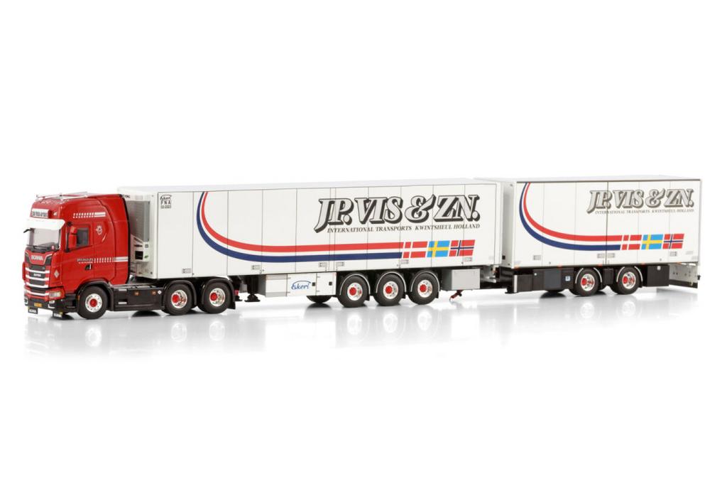 Wsi scania lzv jp vis nieuw in doos, Ophalen of Verzenden, Nieuw, Bus of Vrachtwagen, Wsi