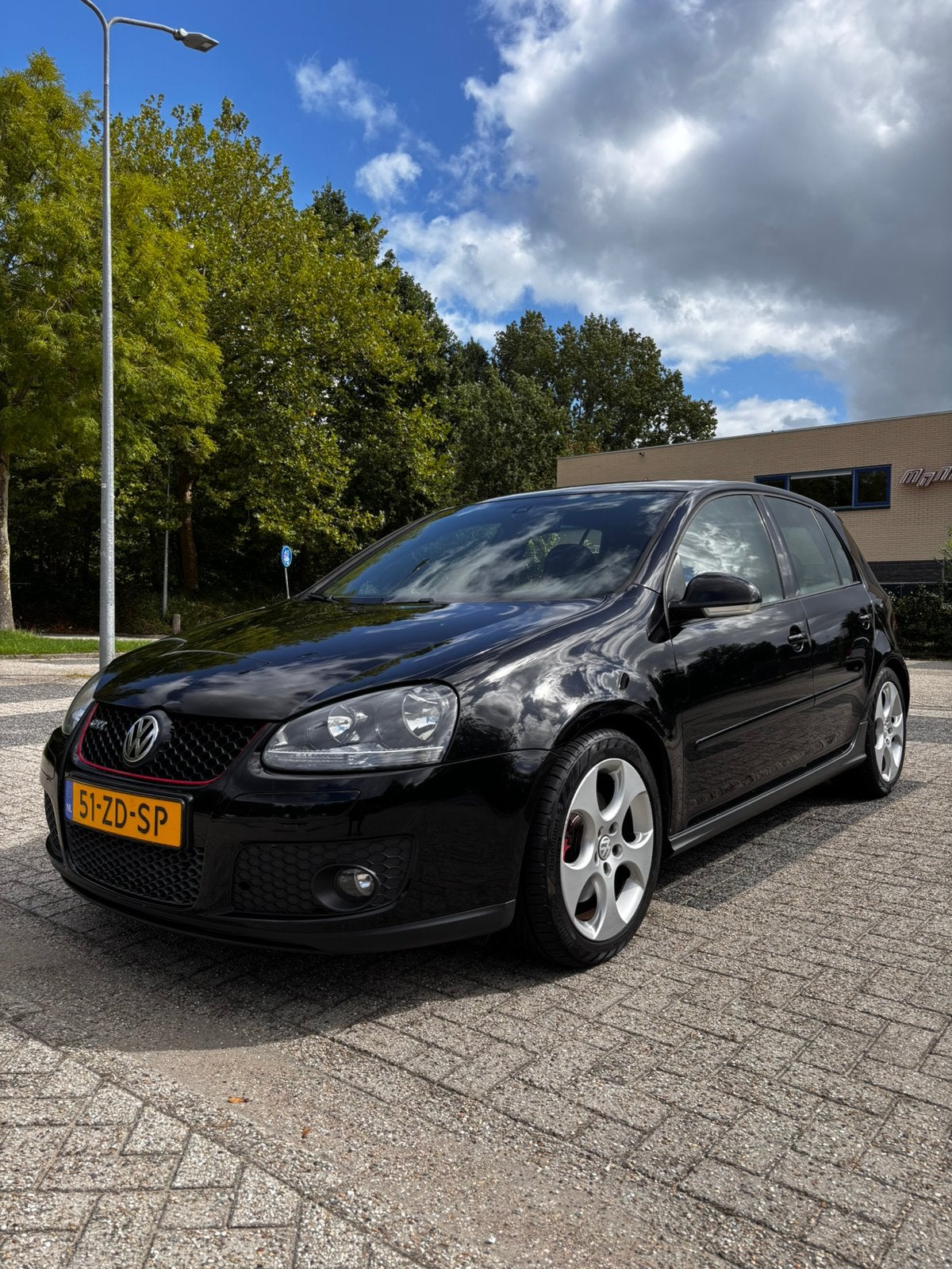 Volkswagen Golf 2.0 GTI 147KW 2008 Zwart, Auto's, Volkswagen, 4 cilinders, Zwart, Origineel Nederlands, Handgeschakeld