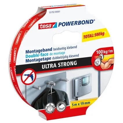 Tesa powerbond dubbelzijdige tape, Hobby en Vrije tijd, Ophalen, Nieuw