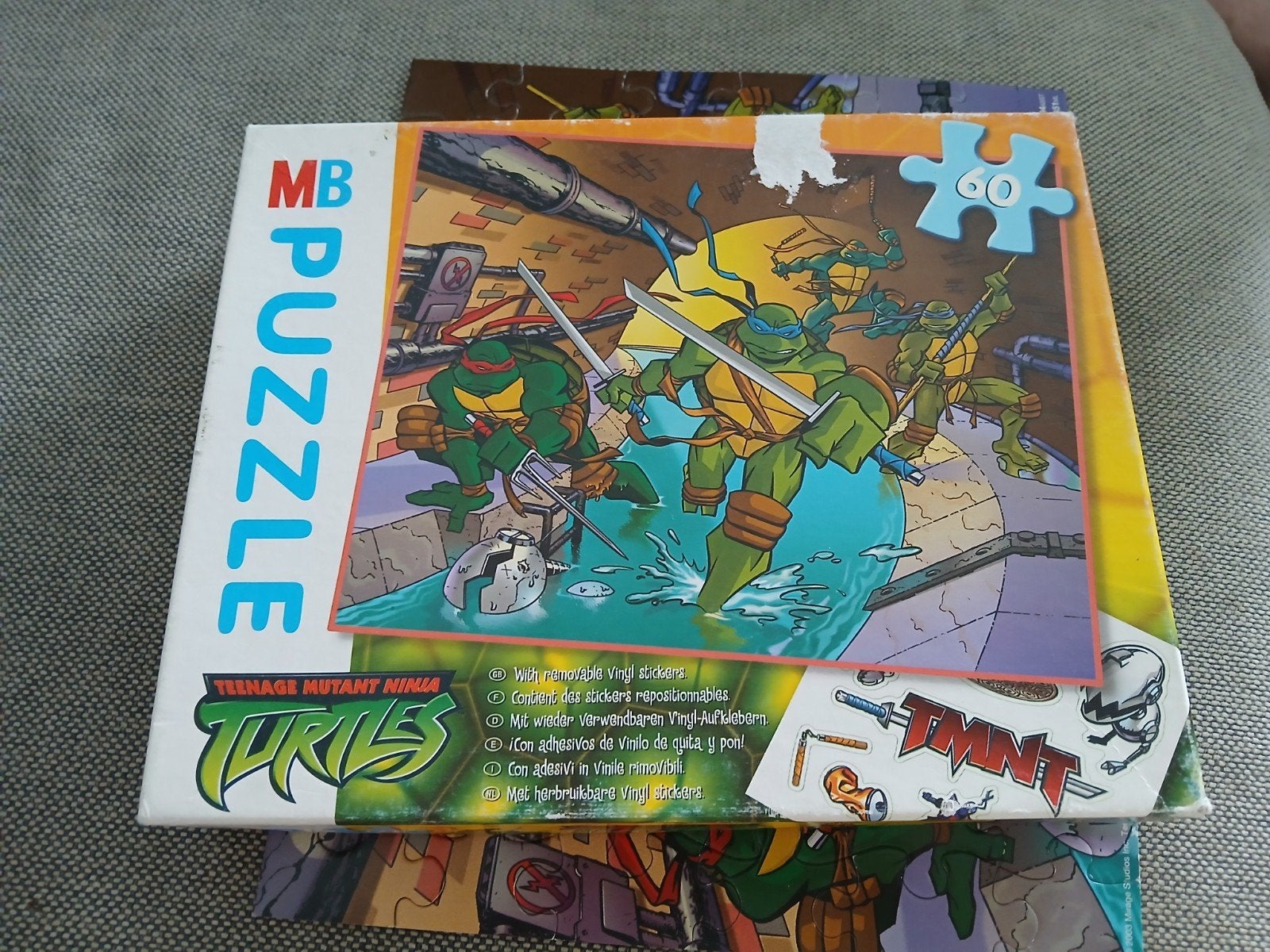 Teenage Mutant Ninja Turtles legpuzzel 60 stukjes, Ophalen of Verzenden, Minder dan 500 stukjes, Gebruikt, Legpuzzel