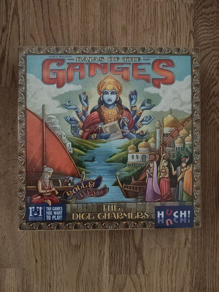 Rajas of the Ganges: The Dice Charmers - Roll & Write, Hobby en Vrije tijd, Gezelschapsspellen | Bordspellen, Vijf spelers of meer