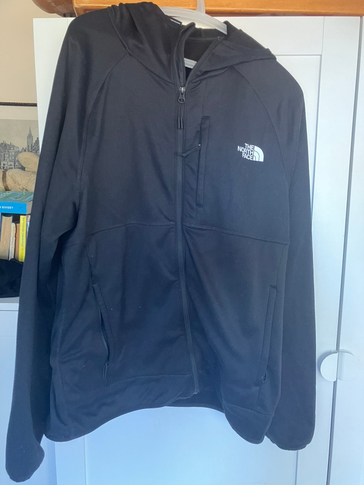 North Face fleece met kapuchon L, Ophalen of Verzenden, Zo goed als nieuw