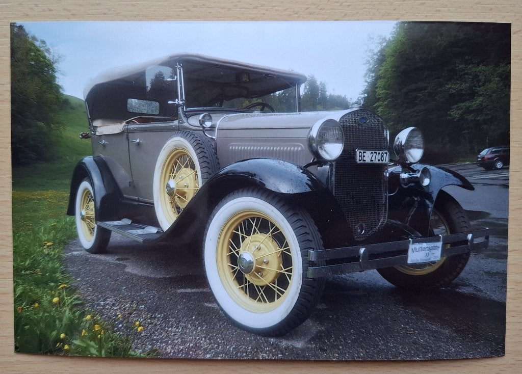 Foto van Ford oldtimer, Verzenden, 1980 tot heden, Foto, Nieuw