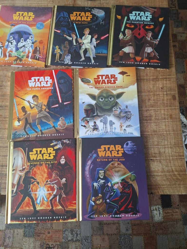 Starwars gouden disney boekjes, Verzamelen, Disney, Ophalen of Verzenden, Overige figuren, Zo goed als nieuw, Overige typen