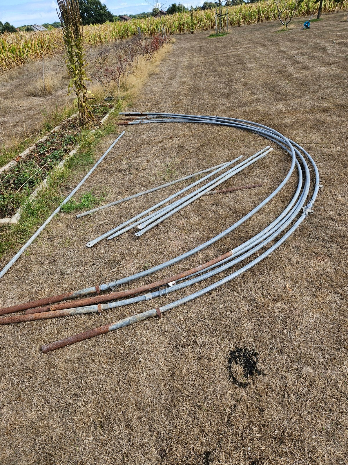 Gebruikt frame voor kweekkas of tunnelkas, Gebruikt, Overige materialen, Kweekkas, Ophalen