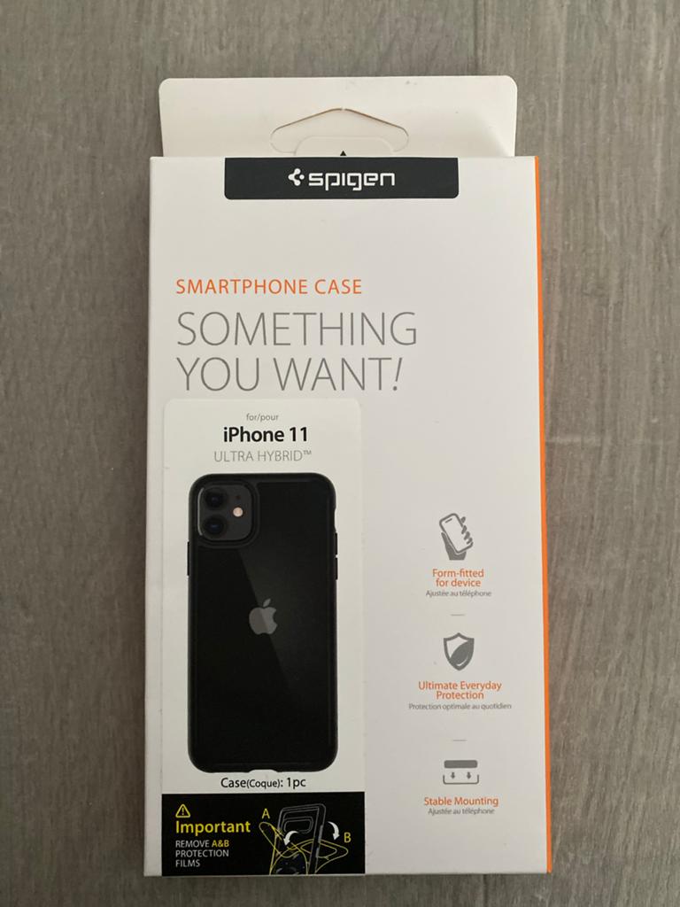 Nieuw Spigen iPhone 11 telefoonhoesje zwart Ultra Hybrid, IPhone 11, Zwart, Nieuw, Hoesje of Tasje