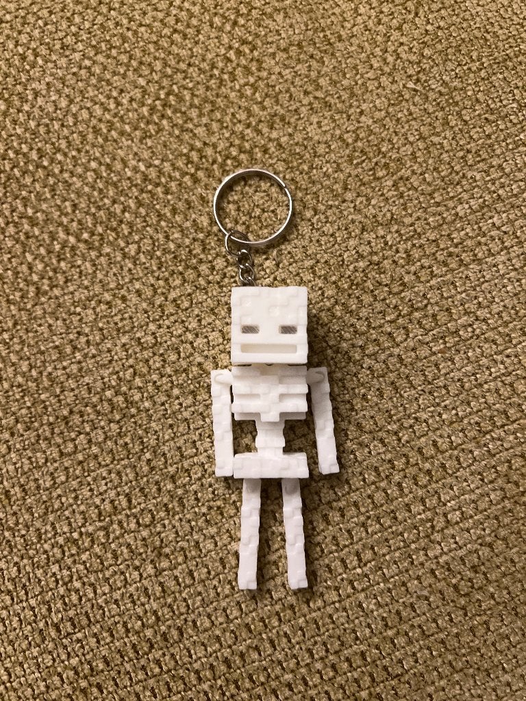 Skelet sleutelhanger met beweegbare delen, Ophalen of Verzenden, Nieuw, Knuffel of Figuurtje