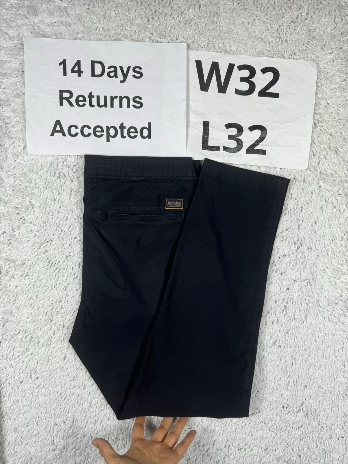 Timberland Chino Slim Taper Fit Zwart W32 L32 2798, Verzenden, Zwart, Overige maten, H