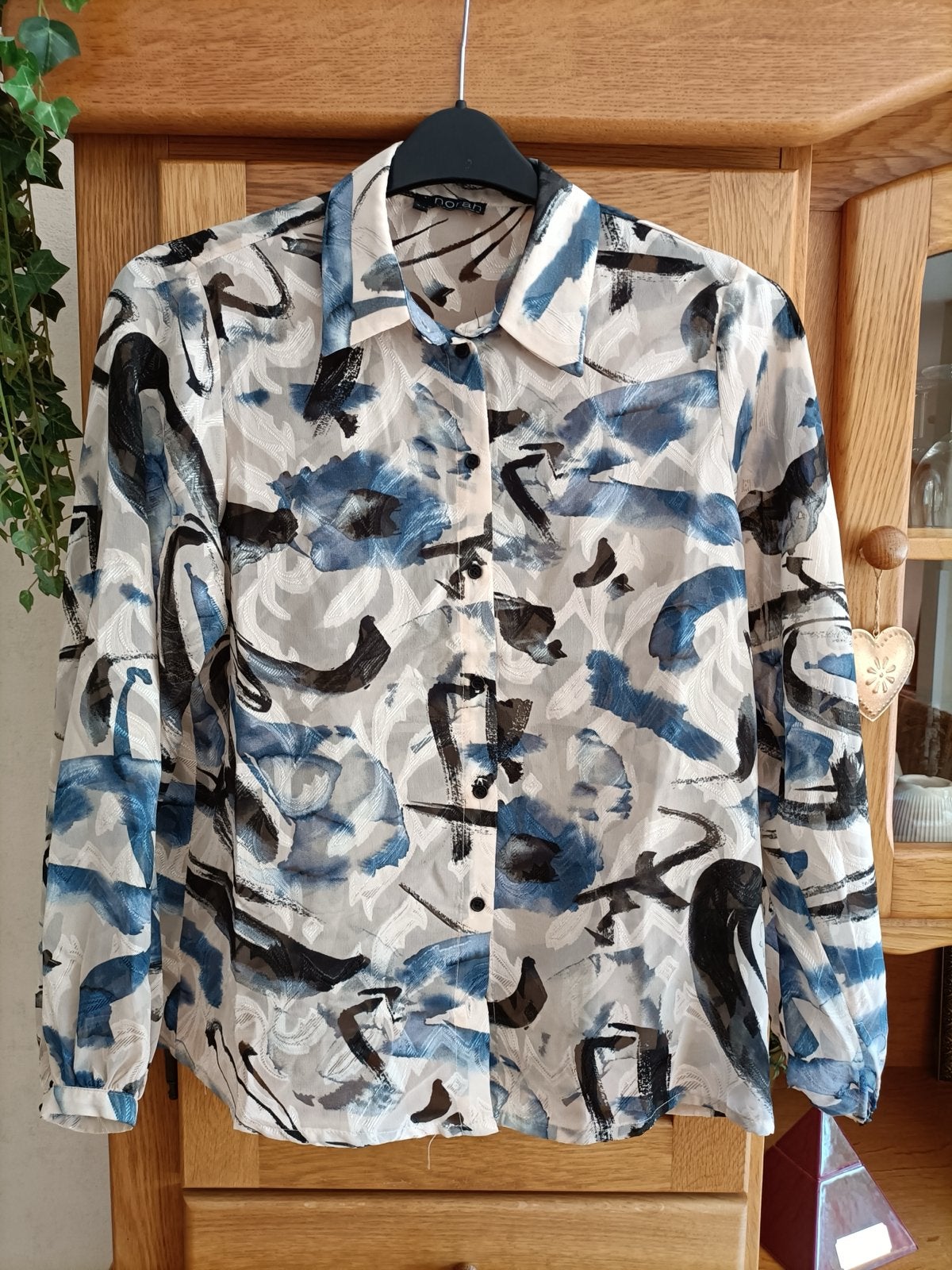 Norah Blouse Maat 34, Ophalen of Verzenden, Zo goed als nieuw, Maat 34 (XS) of kleiner, Blauw