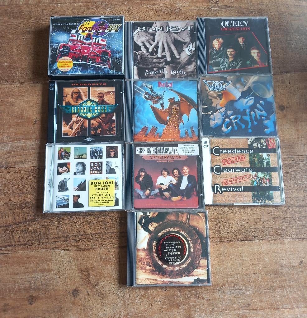 CD s..CCR,Queen,Brian Adams,Meatloaf...., Ophalen, Gebruikt