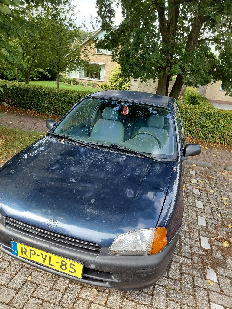 Toyota Starlet 1.3 16V 1997 Blauw, Voorwielaandrijving, 4 cilinders, Starlet, Origineel Nederlands