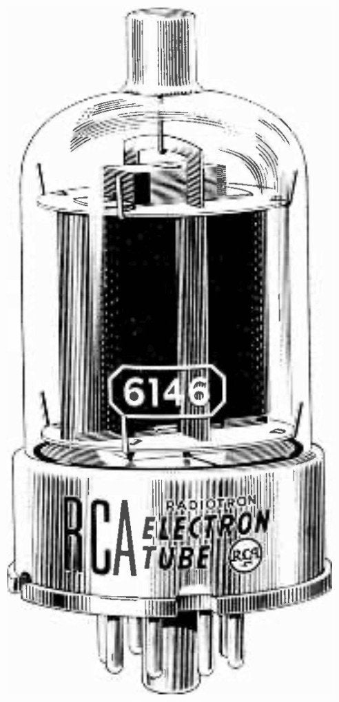 RCA 6146 Buis - Radiotron Electron Tube, Ophalen of Verzenden
