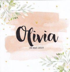 Olivia, Ophalen of Verzenden, 2000 tot heden, Geboortekaartje