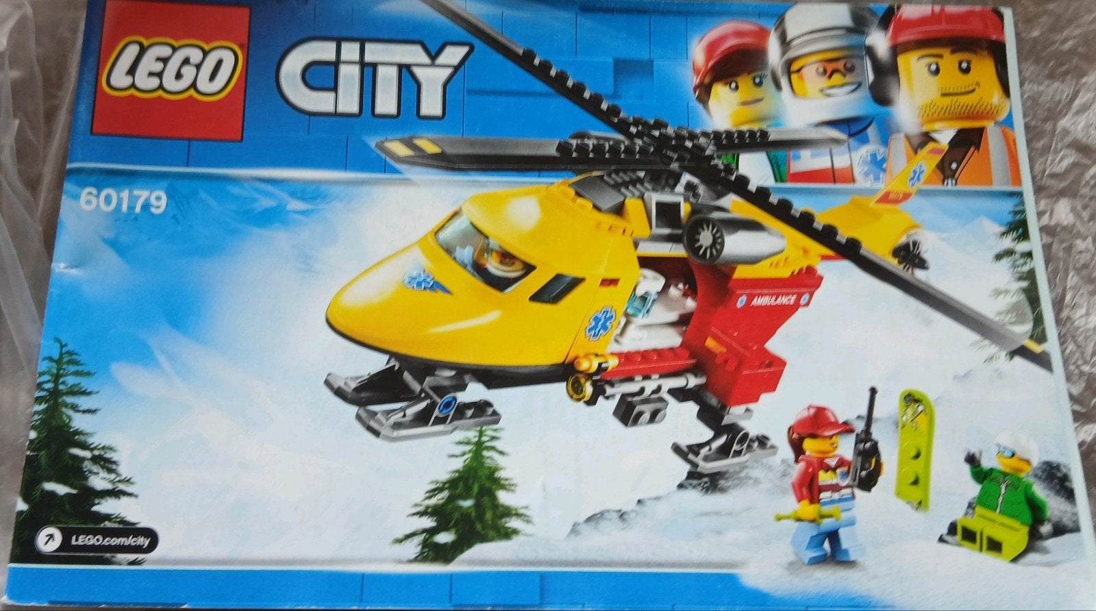 LEGO City 60179 Ambulance Helikopter (handleiding), Ophalen of Verzenden, Gebruikt, Overige merken
