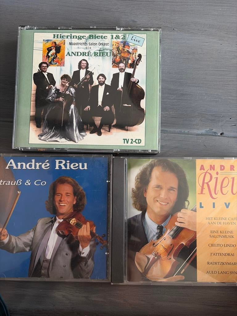André Rieu CD's: Hieringe Biete 1&2 Live, Strauß & Co, Live, Gebruikt, Boxset, Modernisme tot heden, Ophalen of Verzenden