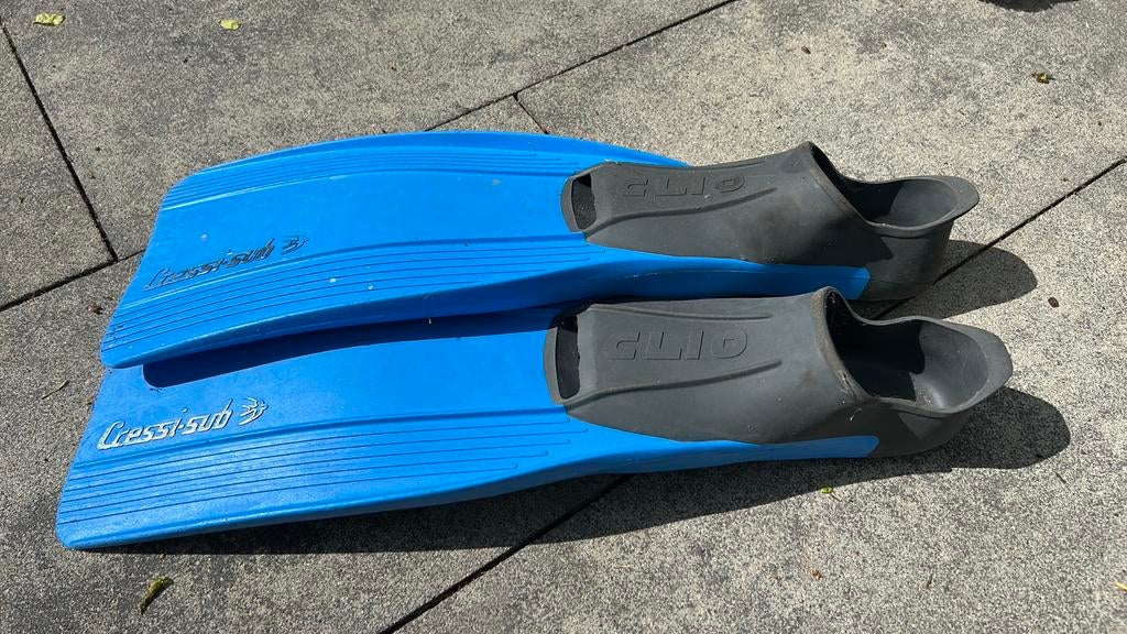 Flippers zwemvliezen maat 39 40 cressi-sub clio, Ophalen of Verzenden, Zo goed als nieuw, Snorkelvinnen