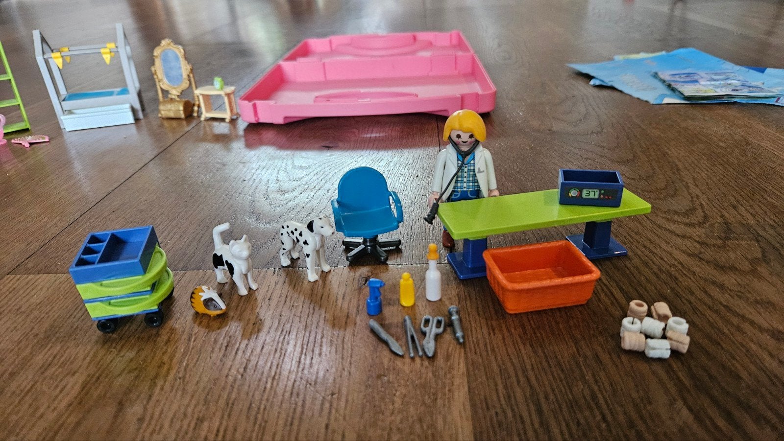 Playmobil Dierenarts Praktijk met Accessoires, Ophalen of Verzenden, Zo goed als nieuw, Jongen of Meisje