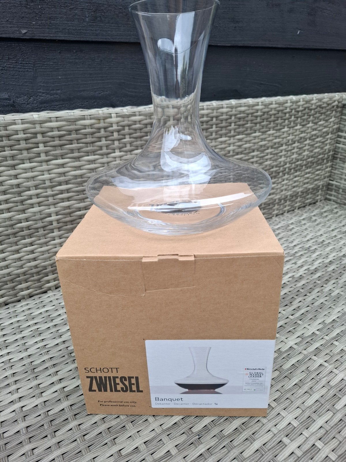 Schott Zwiesel Banquet Decanteerkaraf - Nieuw, Ophalen, Nieuw, Transparant, Glas