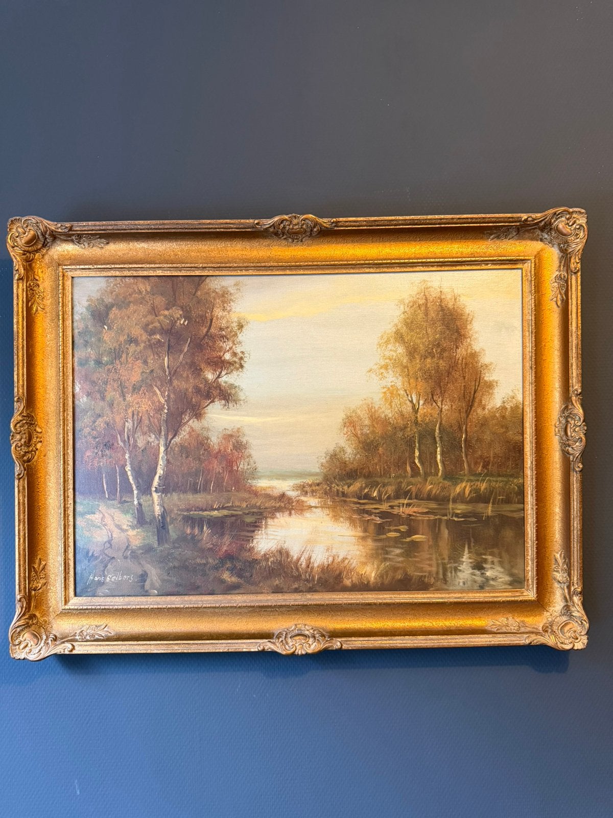 Origineel olieverfschilderij Hans Selbars – 83cm / 63 cm, Ophalen