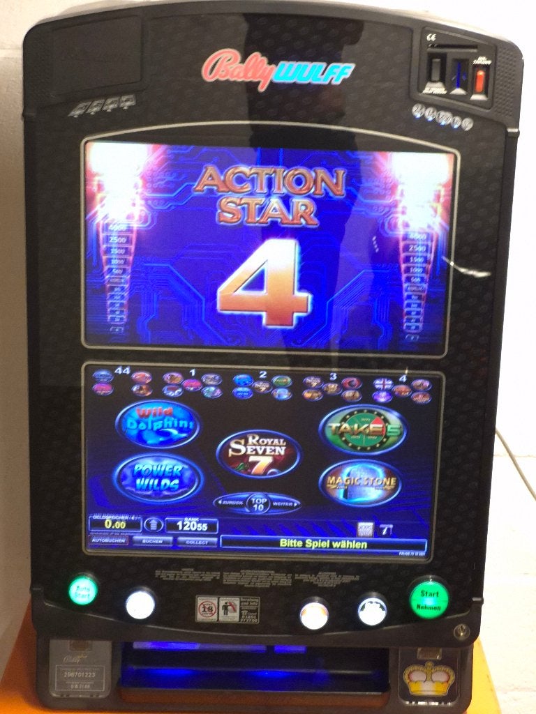 Bally wulff gokkast 220 spellen+ prog. jackpot, Verzamelen, Automaten | Gokkasten en Fruitautomaten, Euro, Ophalen of Verzenden