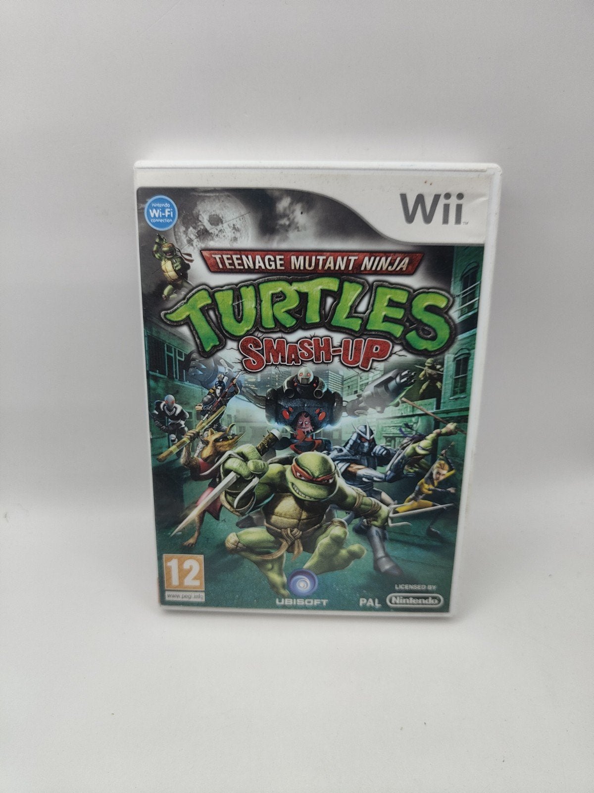 Teenage Mutant Ninja Turtles Smash-Up Wii, Ubisoft, Gebruikt, Vechten, Eén computer