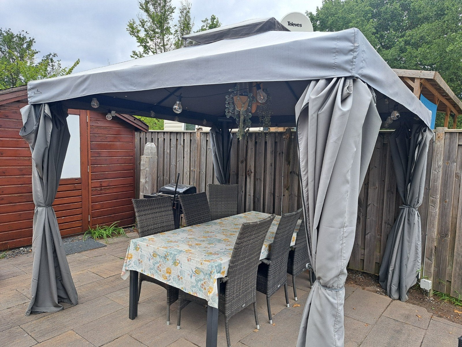 Partytent luxe 3 bij 3m, Ophalen, Zo goed als nieuw, Minder dan 5 meter