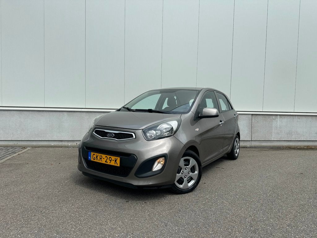 Kia PICANTO 1.0 CVVT - Airco / Navi / Camera / Carplay / Ele, Auto's, Voorwielaandrijving, Euro 5, Stof, Zwart