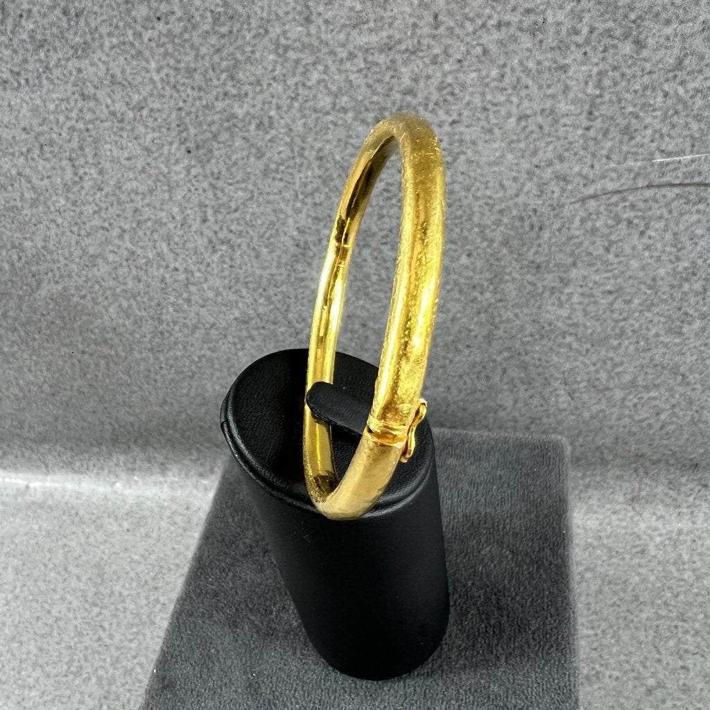 Gouden Armband | 24k | 15,22g | harde band | 417969, Ophalen of Verzenden, Gebruikt, Goud, Goud