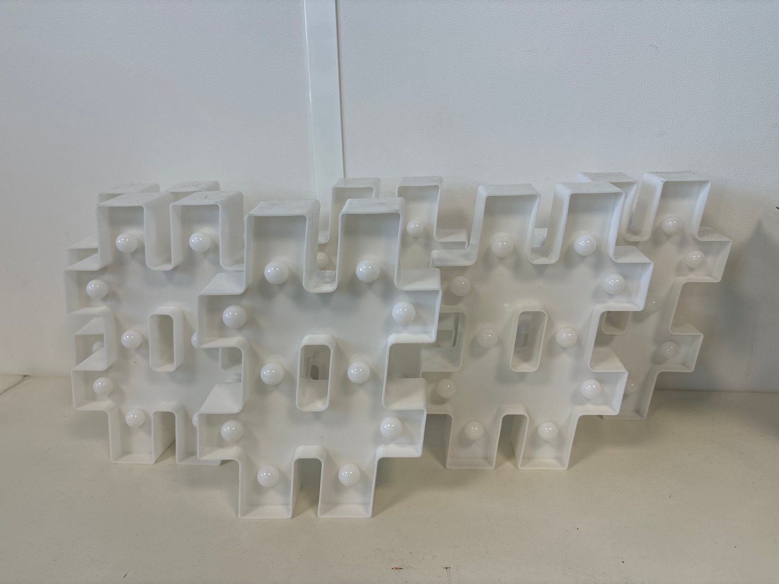 Hashtag decoratie lampje op batterijen, Ophalen of Verzenden, Zo goed als nieuw