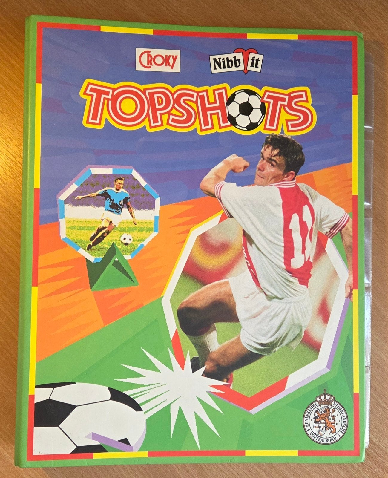 Croky Topshots Voetbal Flippo's Album met Ronaldo PSV, Ophalen of Verzenden, Map, Album of Poster, Met verzamelmap(pen)