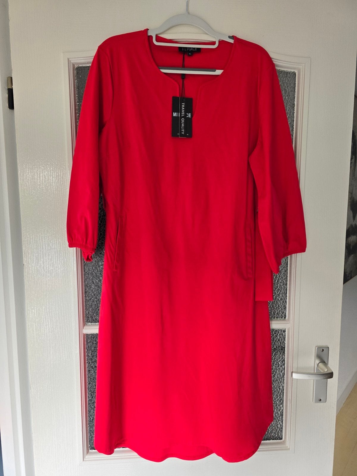 nieuw mi piace jurk rood xl travel, Kleding | Dames, Maat 46/48 (XL) of groter, Nieuw, Ophalen of Verzenden, Rood