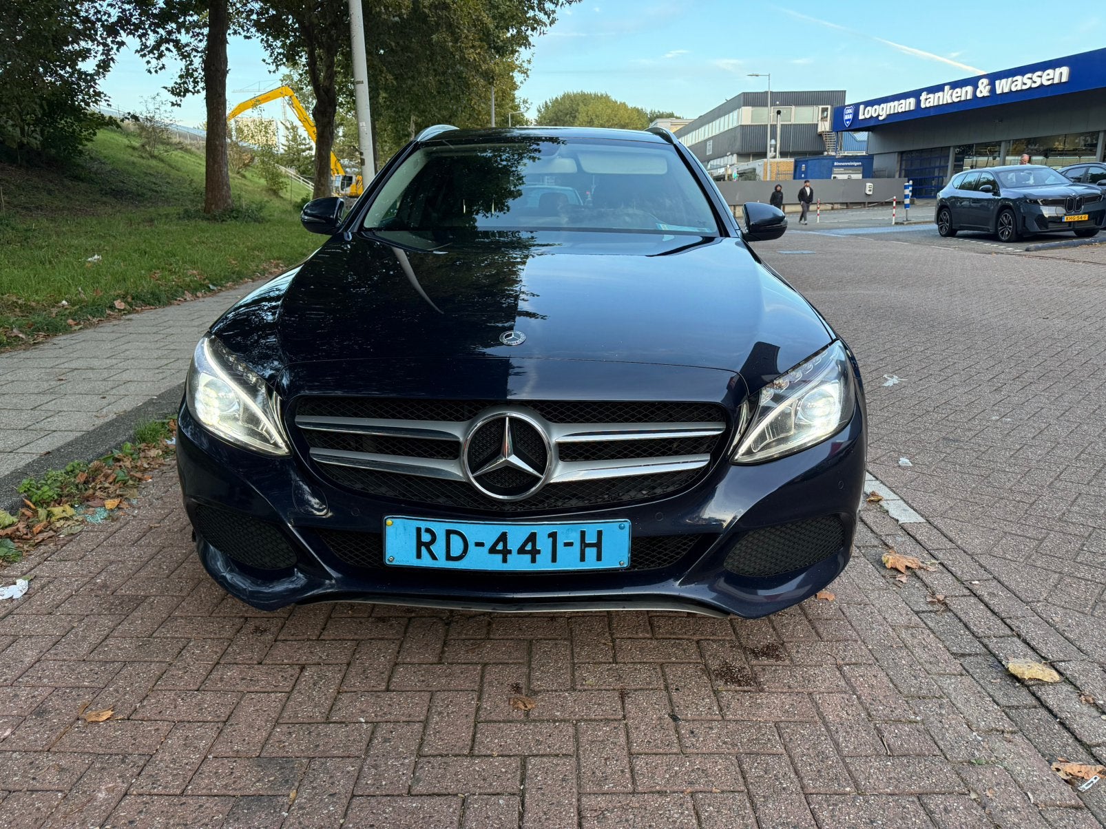 Mercedes-Benz C-Klasse 2.2 CDI C200 Estate AUT 2017 Blauw, Auto's, Automaat, 136 pk, 1800 kg, Euro 6