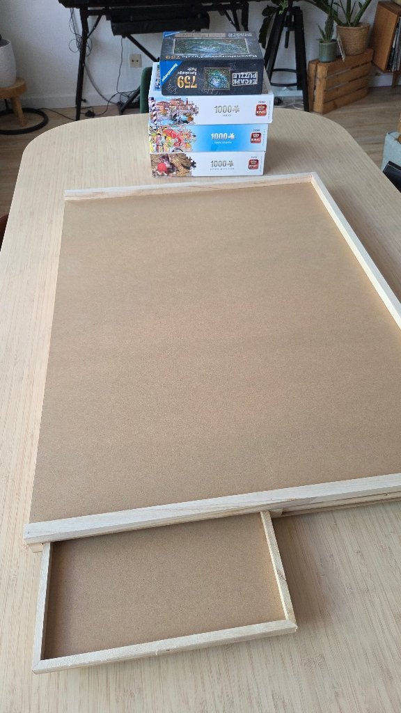 Puzzeltafel + 4 puzzles, Ophalen, 500 t/m 1500 stukjes, Nieuw, Overige typen