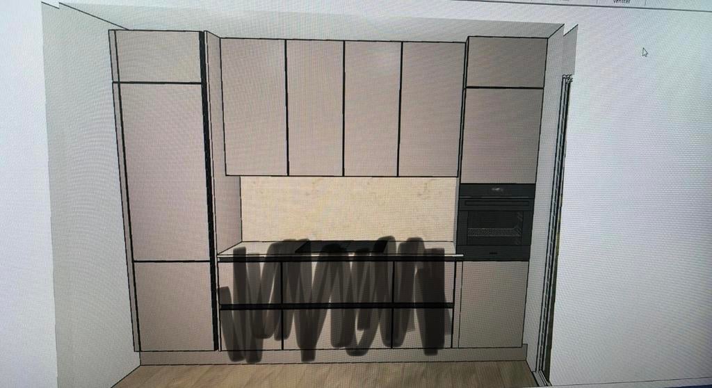 Siematic Keukenkasten, Ophalen, Gebruikt, 200 cm of meer, Wit