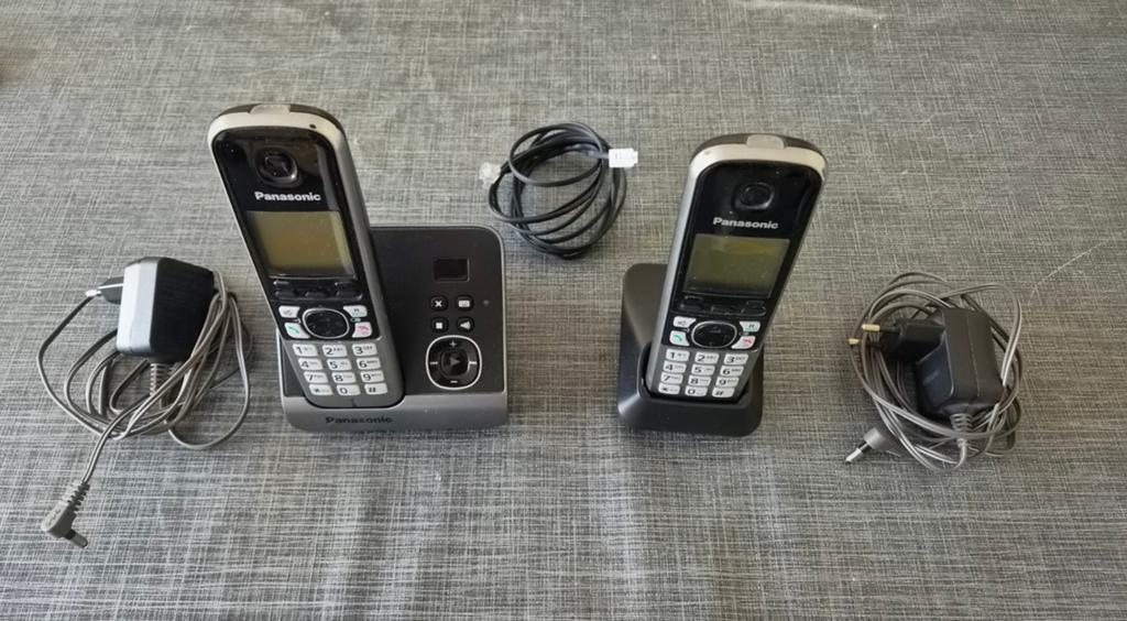 Panasonic KX-TG6722NLB Duo Dect met antwoordapparaat, Ophalen, Zo goed als nieuw, 2 handsets