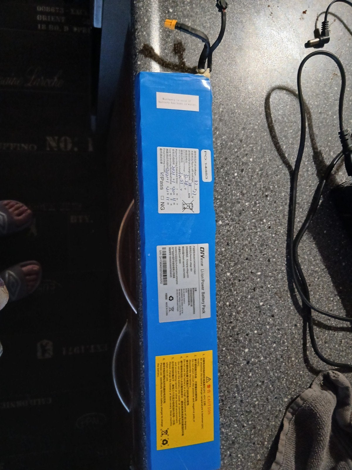 CHY Li-ion Power Batterij Pack 36V 4Ah voor Denver E-step, Ophalen