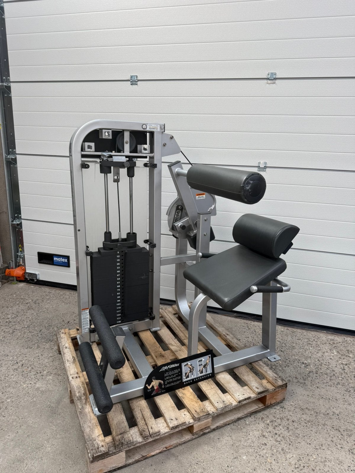 Life Fitness Pro 2 Back extension/ ruckenstrecker/ back, Gebruikt, Overige typen, Ophalen of Verzenden, X